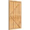 Ekena Millwork Framed Board-n-Batten Shutters w/Z-Bar, Rough Sawn Western Red Cedar, 32 1/4W x 52H, PR RBF06Z32X052RWR - alternate 4